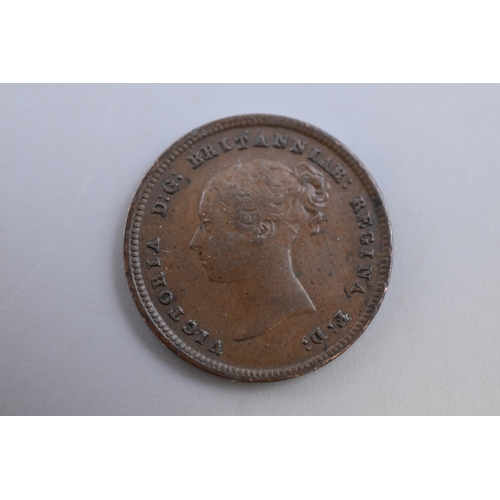 143 - Victoria 1843 Half Farthing