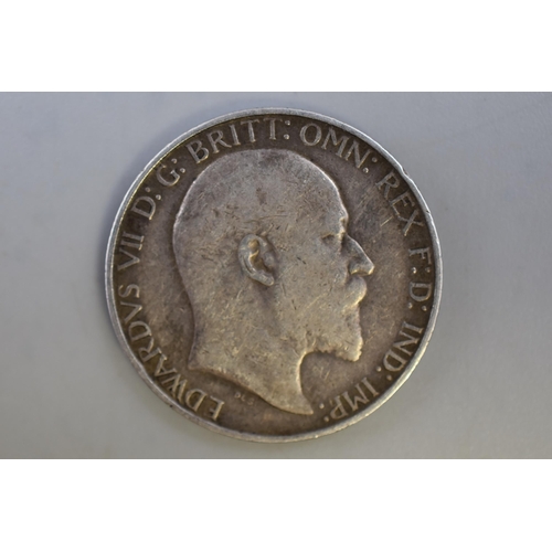 145 - Edward VII 1907 Silver Florin