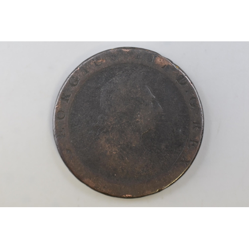 147 - George III 1797 Cartwheel Penny