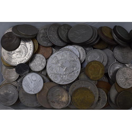 155 - Mixed Selection of Unsorted Coinage (848 grams)