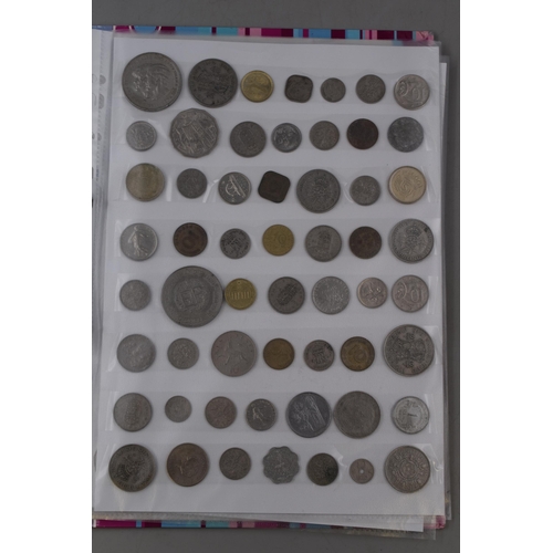 158 - Folder Containing a Mixed Selection of British and Worldwide Coinage