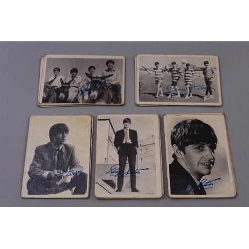 180 - Selection of 21 A & B C Chewing Gum Beatles Collectors Cards