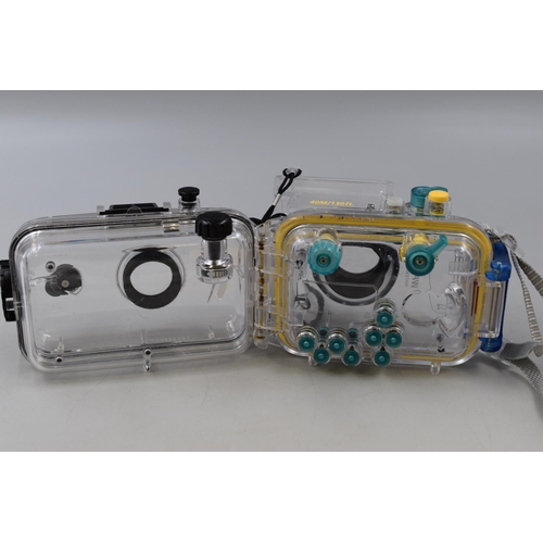 361 - Two Underwater Waterproof Camera Cases including a WP-DC800