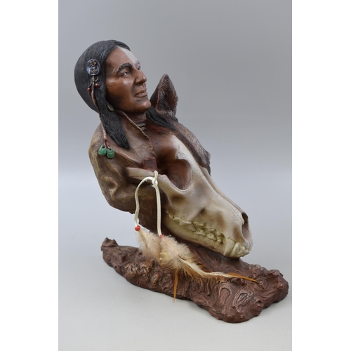 297 - A Boxed Collectible World Studios JH Boone Earthsong 'Vanishing Breeds' Limited Edition Native Ameri... 