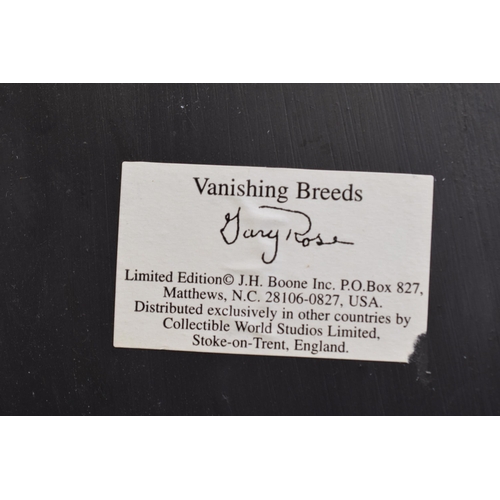 297 - A Boxed Collectible World Studios JH Boone Earthsong 'Vanishing Breeds' Limited Edition Native Ameri... 