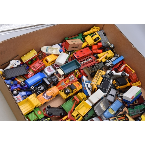 559 - A Selection of Diecast Playworn Vehicles To Include Matchbox, Corgi Juniors, Hot Wheels, Majorette, ... 