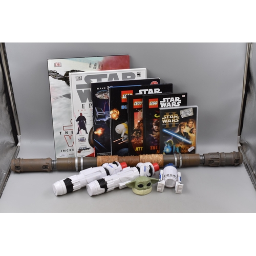 563 - A Selection of Star Wars Items To Include Star Wars Folded Flyers Book, Three Lego Star Wars Books, ... 