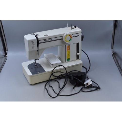 567 - Toyota 421 Electric Sewing Machine (Powers On When Tested)