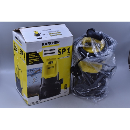 693 - A Karcher SP1 Submersible Dirty Water Pump, Powers On When Tested