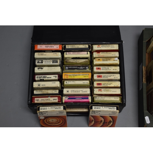 493 - Large Selection of 8 Track Cassettes including Pink Floyd, Pink Floyd, Santana, Neil Diamond, The Be... 