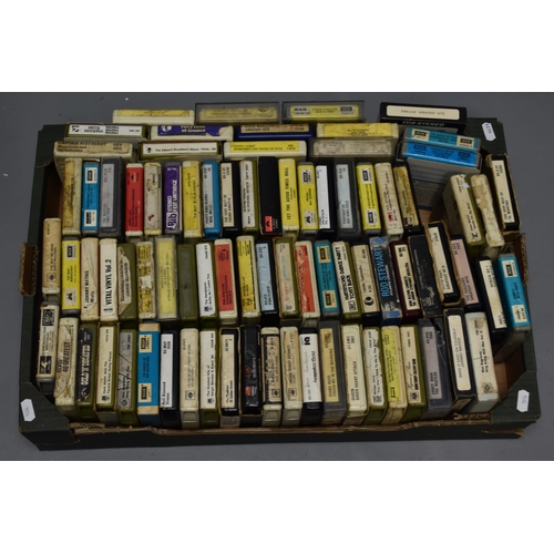 493 - Large Selection of 8 Track Cassettes including Pink Floyd, Pink Floyd, Santana, Neil Diamond, The Be... 