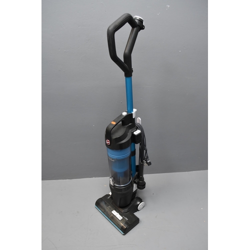 645 - Three hoover/vacuum cleaners - Hoover H-Upright 300, Wicks 20L 1250W and a Beko performance cyclone ... 