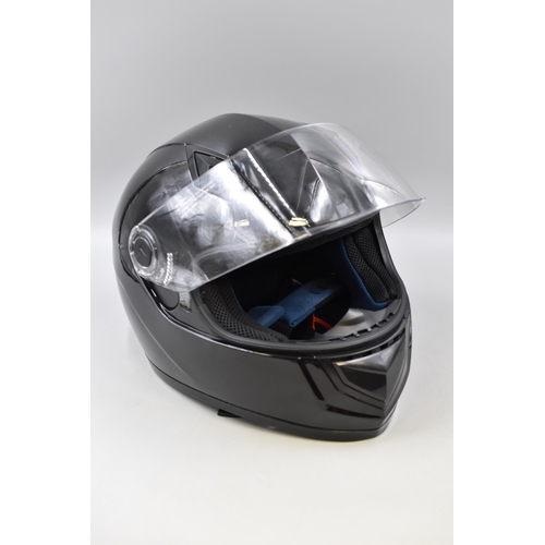 719 - As New Motorcycle Helmet with Visor and Bag