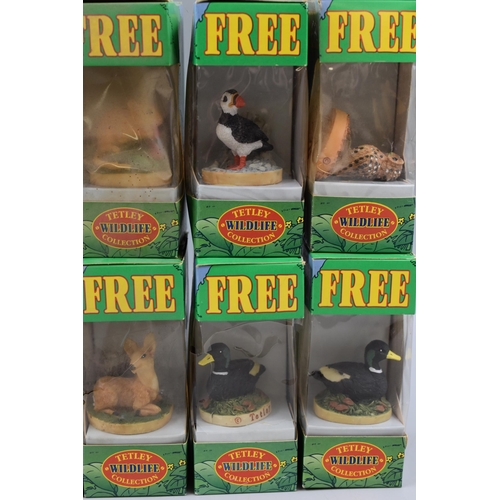 747 - Twelve Boxed Tetley Wildlife Collection Figures