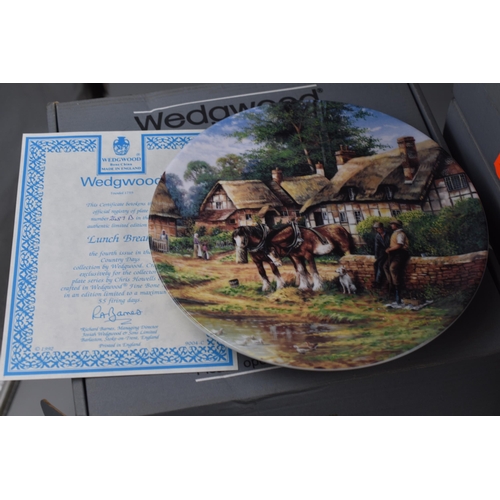 804 - Selection of Collectors Plates to Include Wedgwood 'Country Days' (x10), Vohenstrauss 'Romantic Vill... 