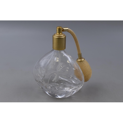 219 - Royal doulton perfume atomiser with a flower design