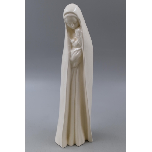 295 - Madonna and child porcelain figure (12