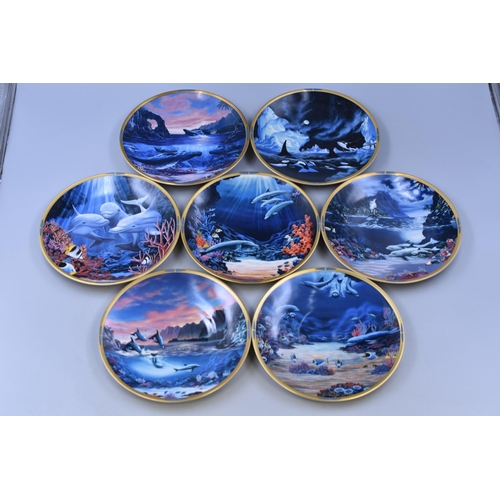 336 - A Set of Seven Lennox Sea of Dreams Collectors Plates