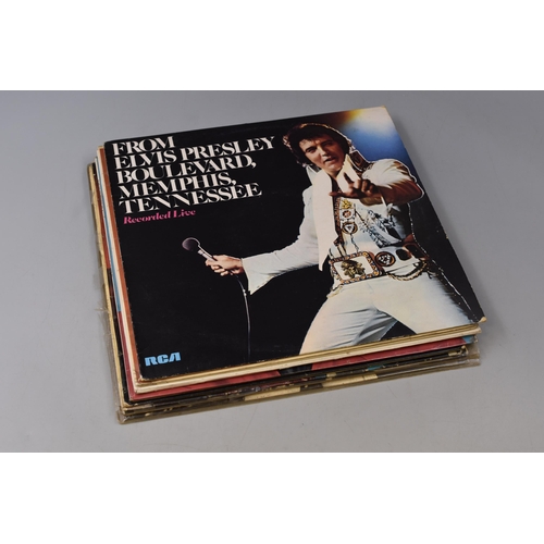 496 - A Selection of Eight Elvis Presley LPs To Include From Elvis Presley Boulevard Memphis Tennessee, El... 