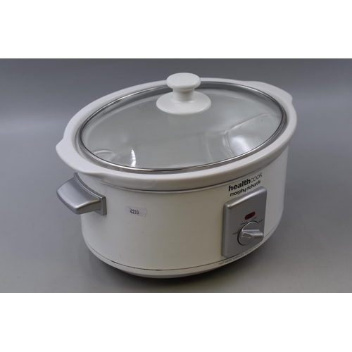 574 - HEALTHCOOK Morphy Richards Slow Cooker (Powers On When Tested)