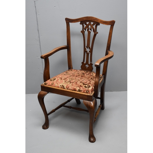 626 - Two Georgian style desk chairs 39