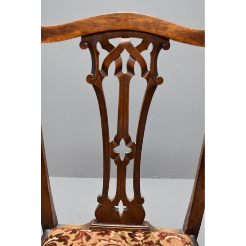 626 - Two Georgian style desk chairs 39