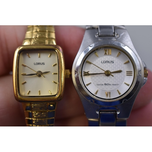 97 - Two Lorus Ladies Watches (Both Working)