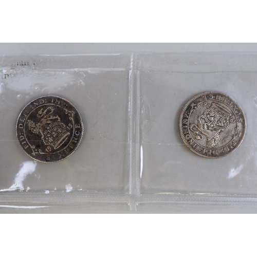 132 - Four George V & George VI Silver Sixpences (1915, 1926, 1933 and 1942)