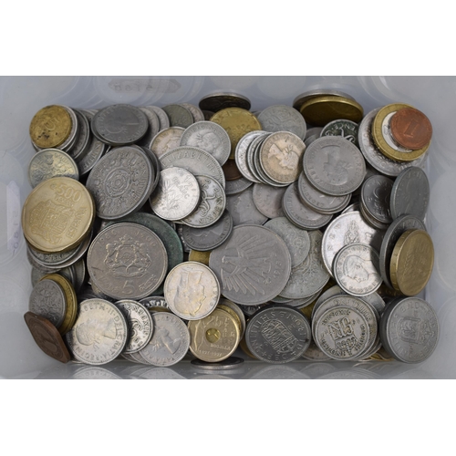 136 - Mixed Selection of Unsorted Coinage (1kg)