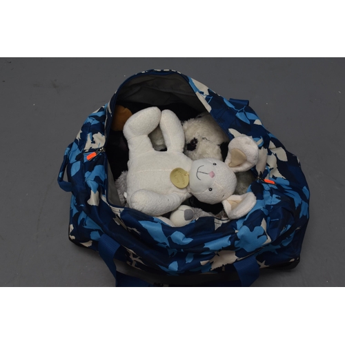 707 - Large Bag Full of Children's Clean Teddies and Reading Books