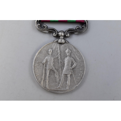 218 - Reproduction Victoria India Medal with Relief of Chitral 1895 Bar and Ribbon