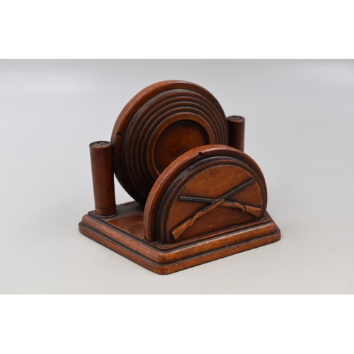 196 - Vintage Clay Pigeon Letter Holder