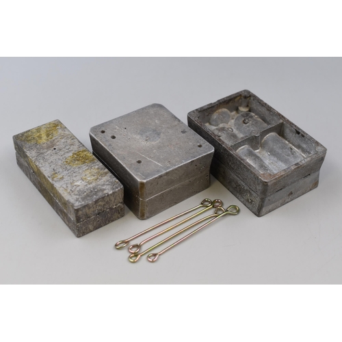 217 - Three Vintage Fishing Weight Mould sets