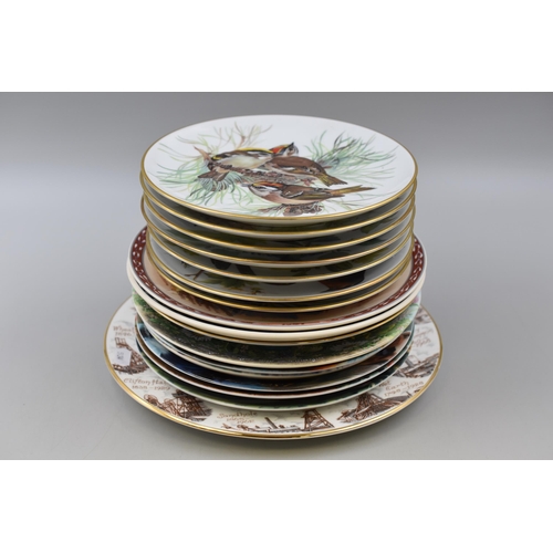 276 - A Selection of Seventeen Collectors Plates To Include WWF 1986 Bird Plates, Wedgwood Christmas Plate... 