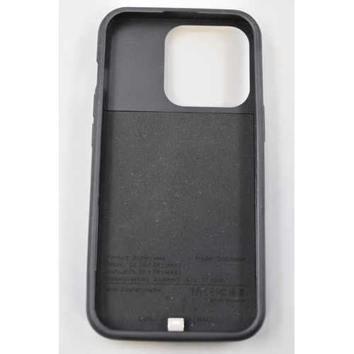 324 - Newdery battery case black for iphone 13/14/(13/14) pro