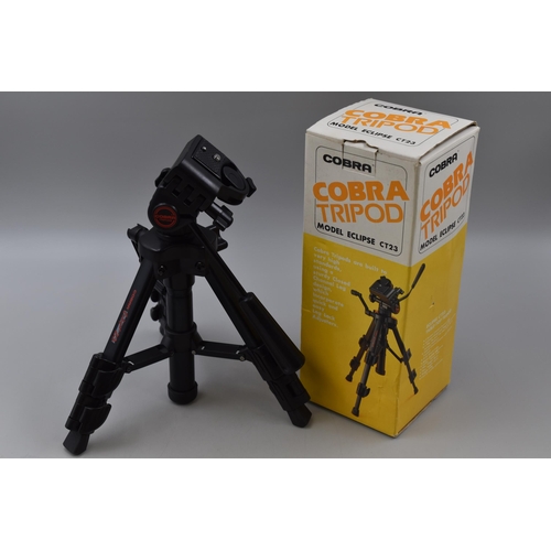 329 - Cobra Eclipse CT23 Tripod Complete with Box