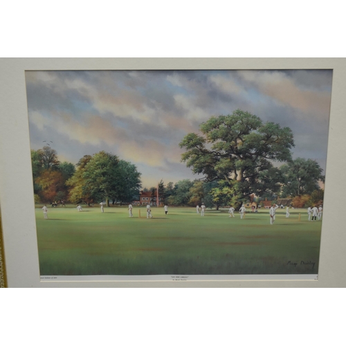 331 - Two Framed and Glazed Marji Daisley Prints To Include 'On The Green' and Other. Largest Approx 50cm ... 