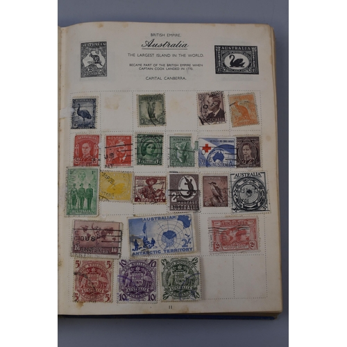 393 - An Album of Assorted Worldwide Stamps To Include GB, France, Germany, New Zealand, And More