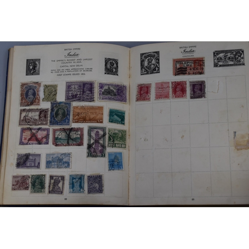 393 - An Album of Assorted Worldwide Stamps To Include GB, France, Germany, New Zealand, And More