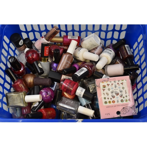 406 - Large selection of pre-owned nail varnish