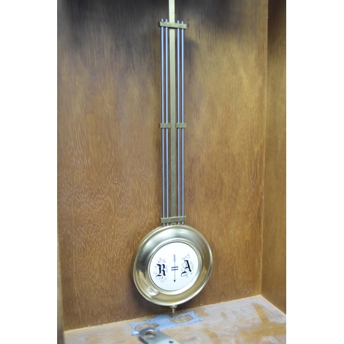 371 - A Franz Hermle Westminster Chime Wall Clock, Approx 82cm Tall