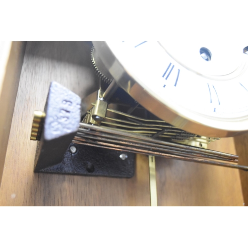 371 - A Franz Hermle Westminster Chime Wall Clock, Approx 82cm Tall