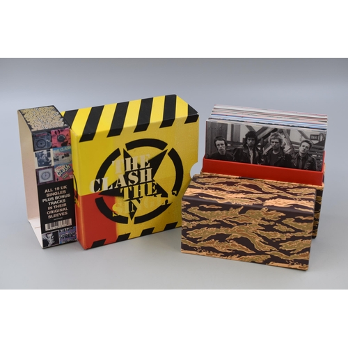 439 - A Limited Edition The Clash - The Singles 19 CD Box Set. Showing CD Versions of All 19 The Clash Sin... 