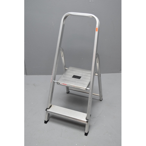 570 - Set of Lightweight Two Tier Folding Step Ladders