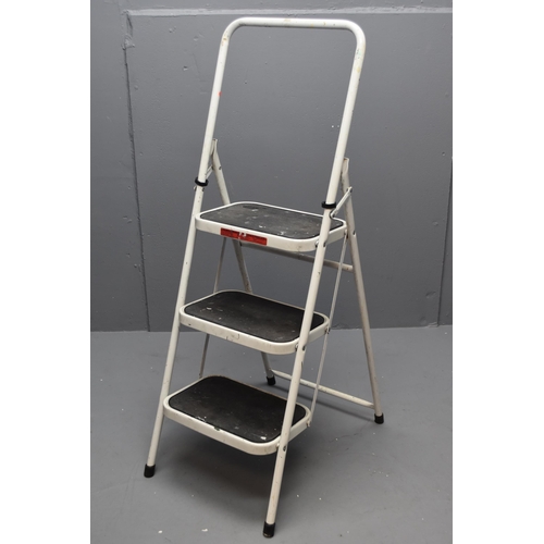 571 - Set of Taurus Three Tier Folding Step ladders