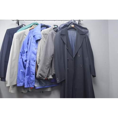 694 - Two Jackets to Include A New Paul Jones Corduroy Gents Grey Jacket (Size Small) & A Nike Reversi... 