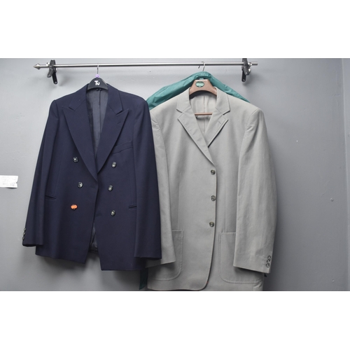 694 - Two Jackets to Include A New Paul Jones Corduroy Gents Grey Jacket (Size Small) & A Nike Reversi... 