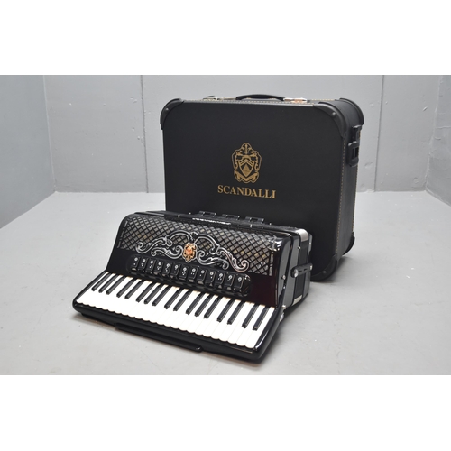 395 - Scandalli Super L 41 Key 120 bass Tone Chamber accordion