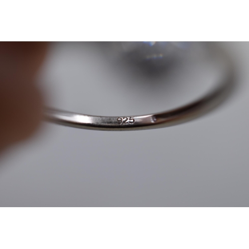 33 - Silver 925 Ring, Size L Complete with Presentation Box