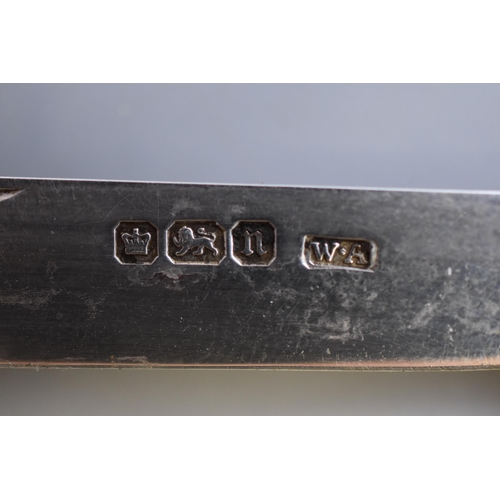 56 - A Hallmarked William Adams Sheffield Silver Mother of Pearl Handled Fruit Knife, Circa 1905. Approx ... 